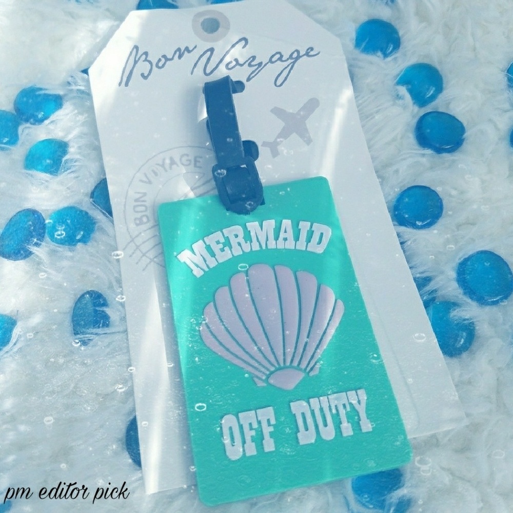 Mermaid off duty luggage charm - Picture 1 of 4